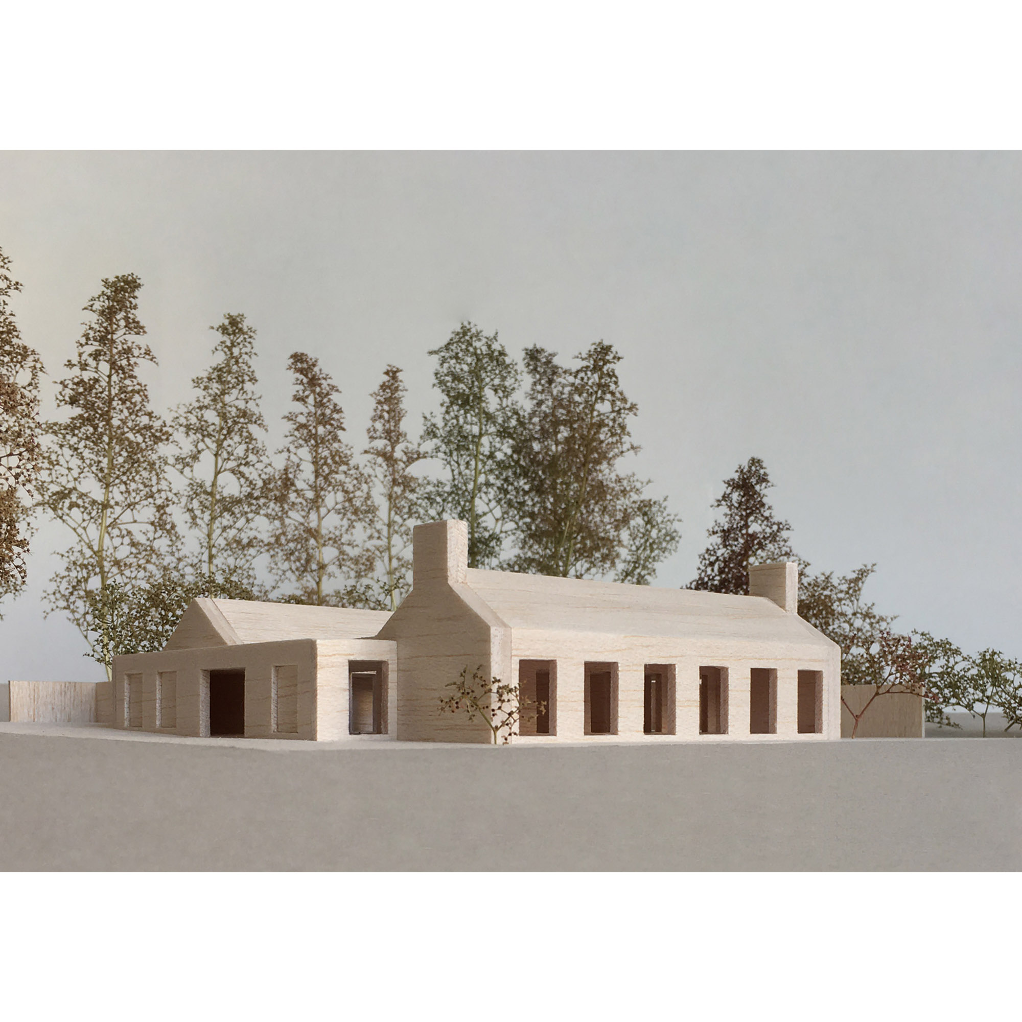 Erbar Mattes Architects Norfolk country house model